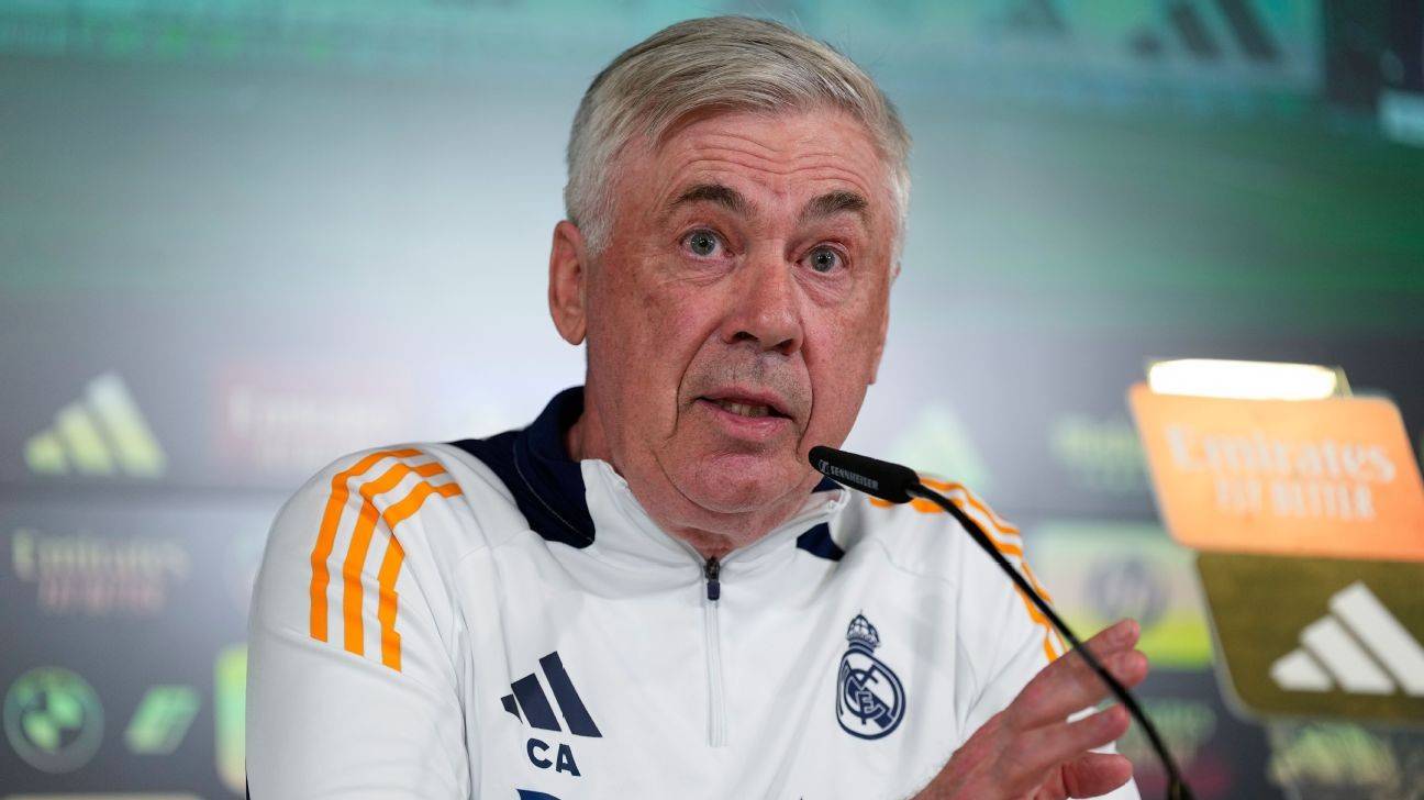 UCL: Ancelotti confirms double boost for Real Madrid ahead Atletico second leg